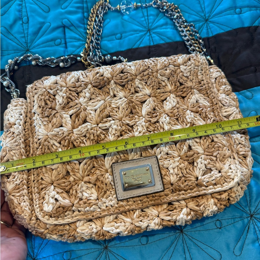 Dolce & Gabbana Straw Bag EUC - Picture 11 of 12
